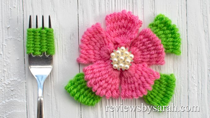 wool craft flowers